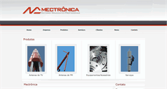 Desktop Screenshot of mectronica.com.br